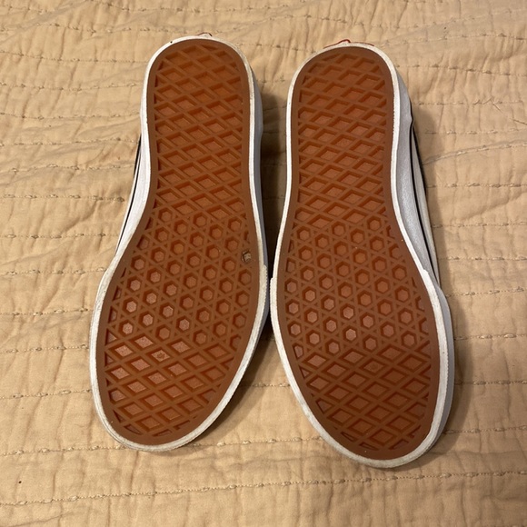 Black/grey/white youth Vans - Picture 3 of 4